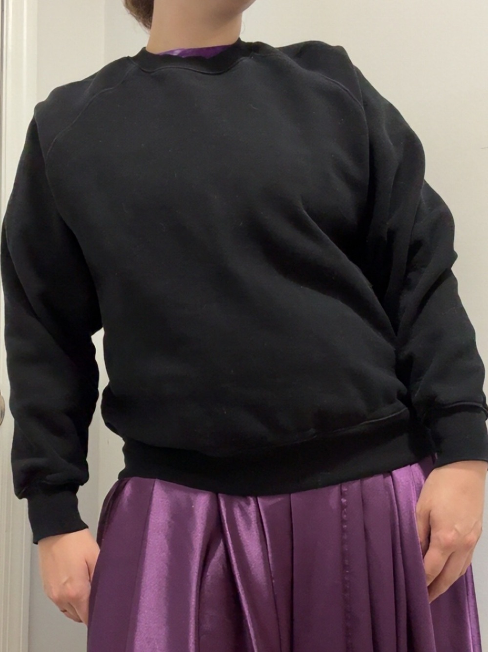 Aritizia Black pullover sweat fleece mega fit
